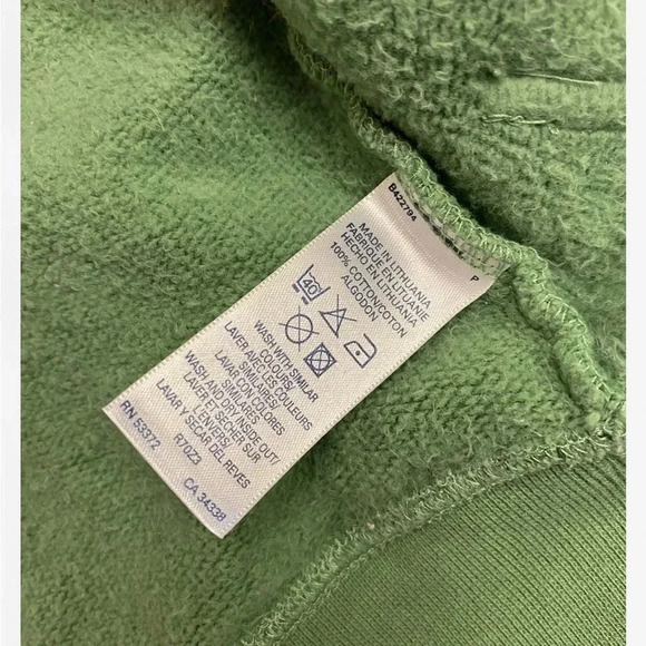 FCUK French Connection Vintage Green Zip Up Sweater Size XS - Picture 8 of 10